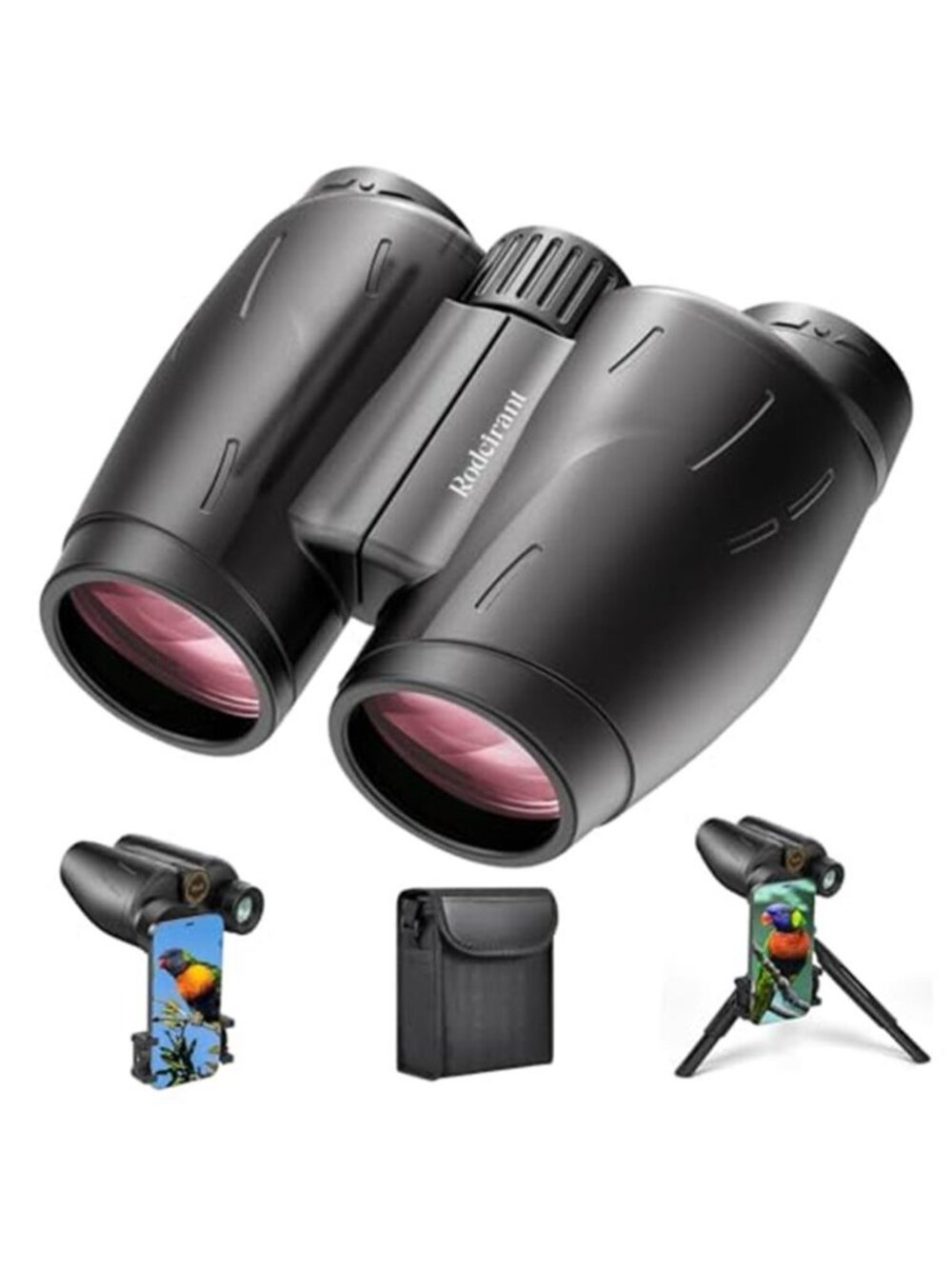 HD Binoculars 25x30 for Adults with Phone Adapter,Tripod and Tripod Adapter
